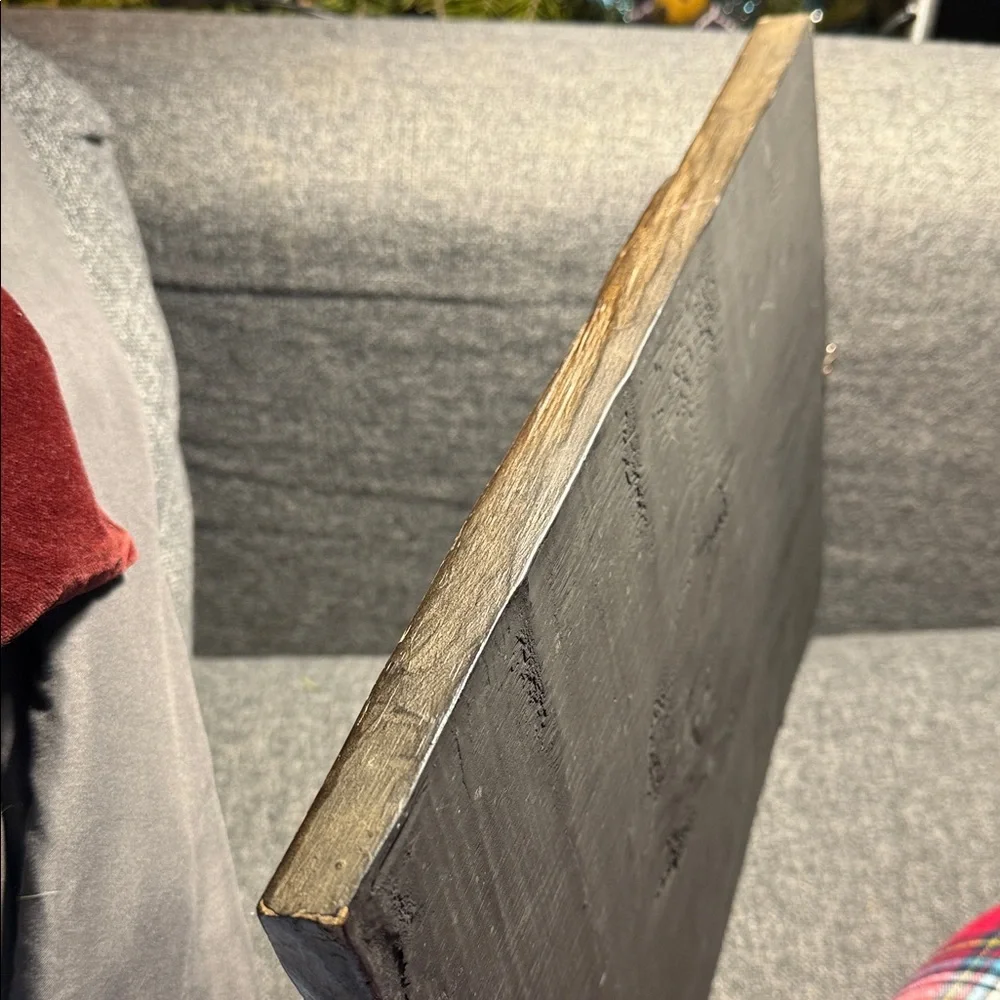 Large Hand-Carved Buddha Wall Art Silver Leaf Wood Relief Panel Zen Decor 11x16 - Picture 4 of 10